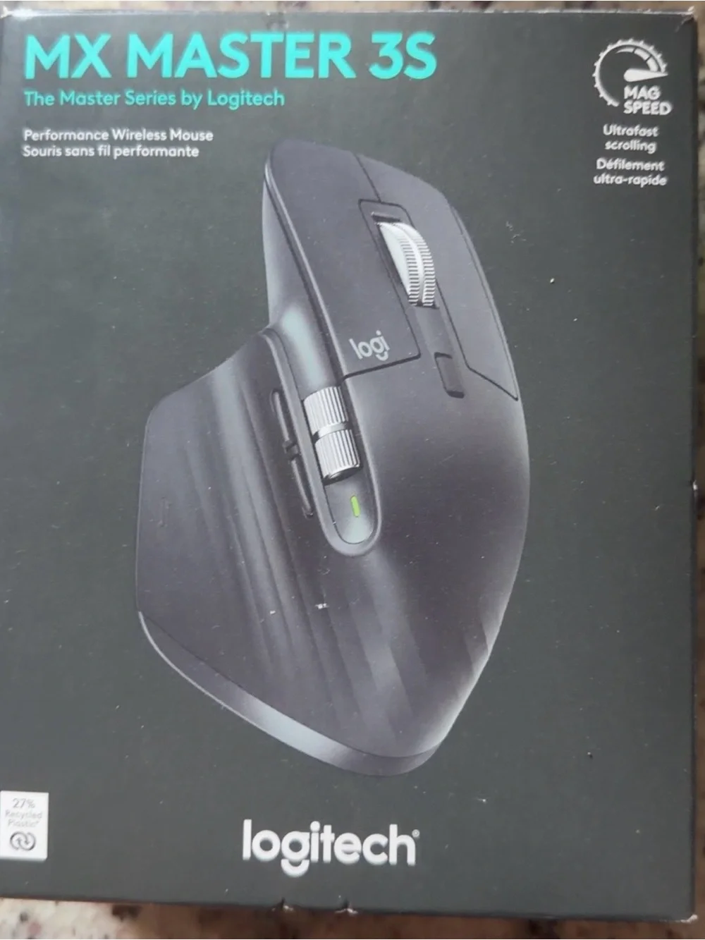 Logitech MX Master 3S Wireless Mouse - Black